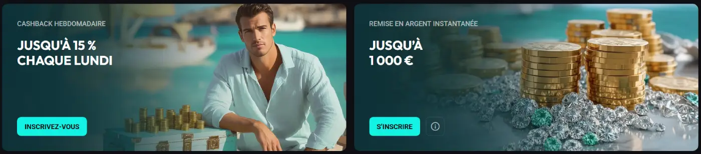 Betriviera Casino Cashback hebdomadaire
